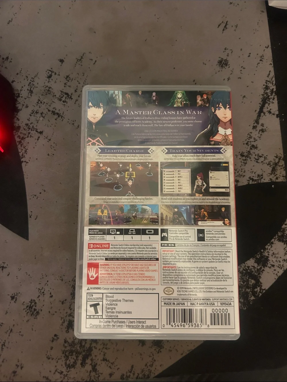 Nintendo Fire Emblem: Three Houses – Purple and Red Cover